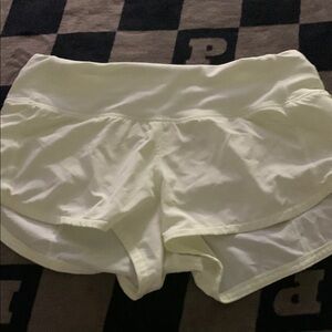 lululemon athletica White Athletic Shorts
